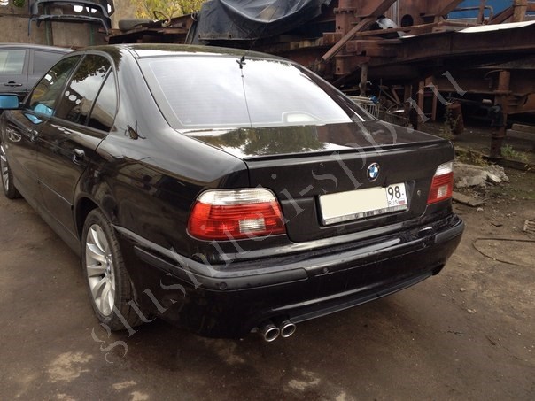 Установка двойных насадок ULTER-SPORT на BMW 5